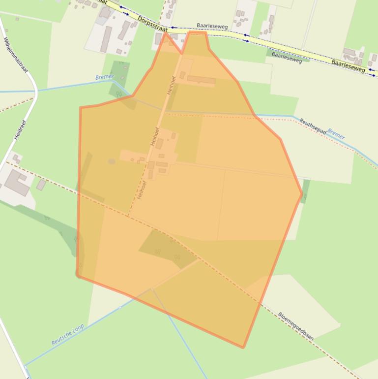 Kaart van postcodegebied 5113BA.