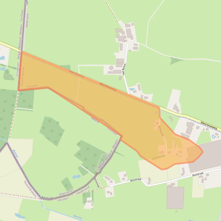 Kaart van postcodegebied 5113BP.