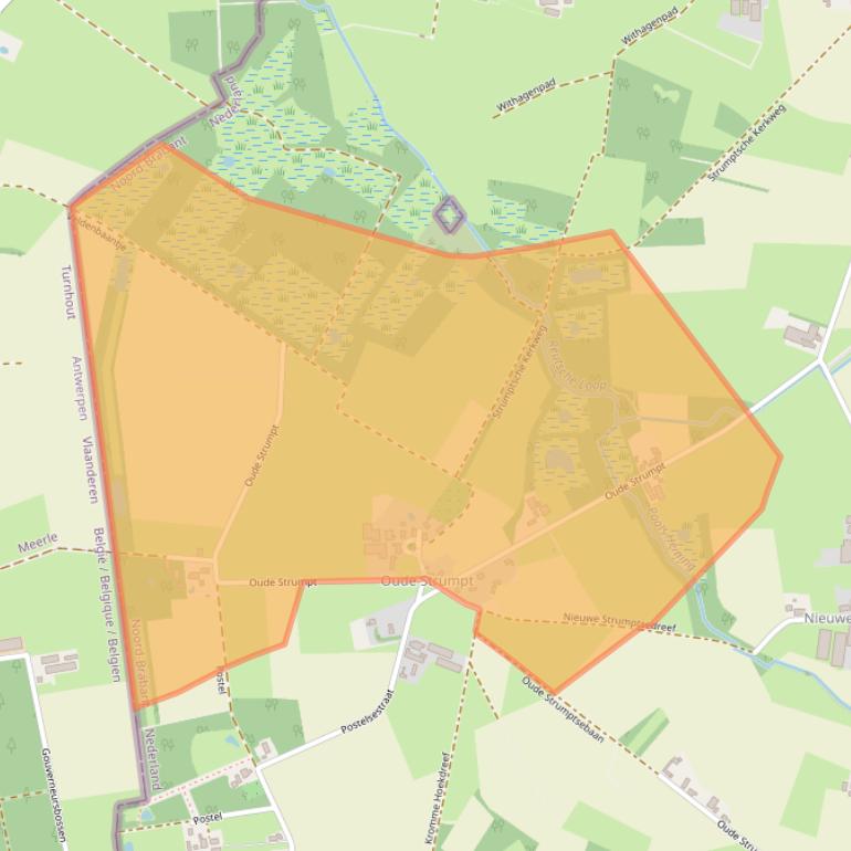 Kaart van postcodegebied 5113BT.