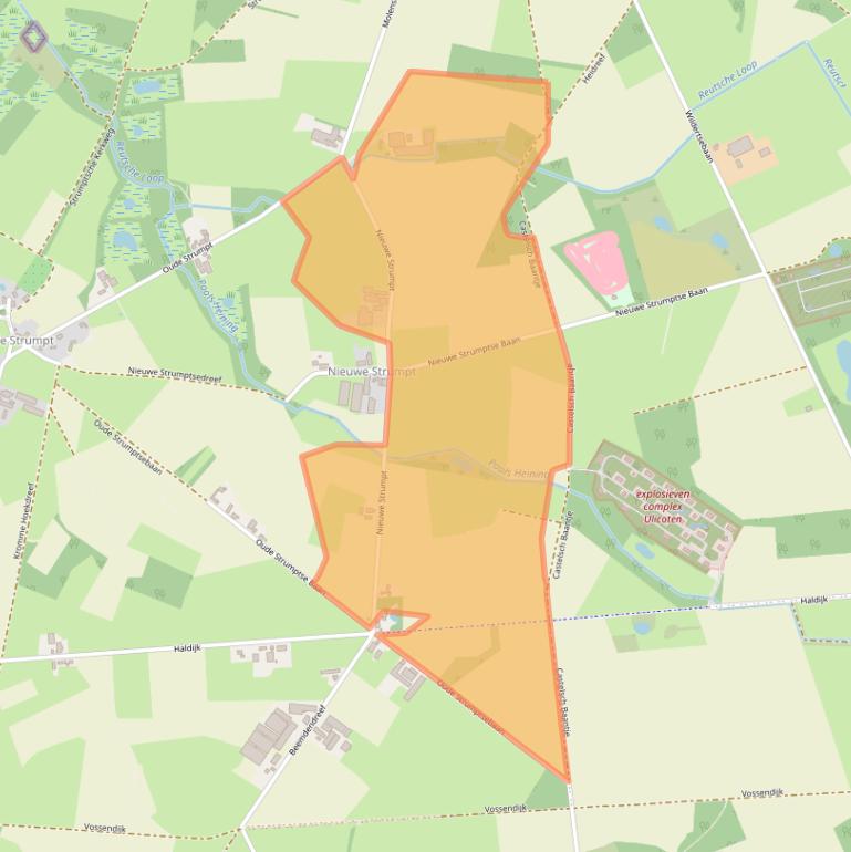 Kaart van postcodegebied 5113BX.