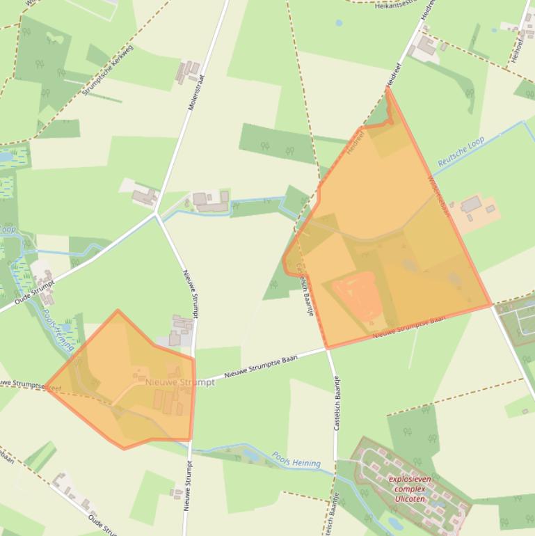 Kaart van postcodegebied 5113BZ.