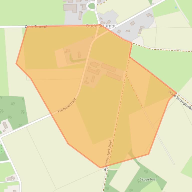 Kaart van postcodegebied 5113CA.