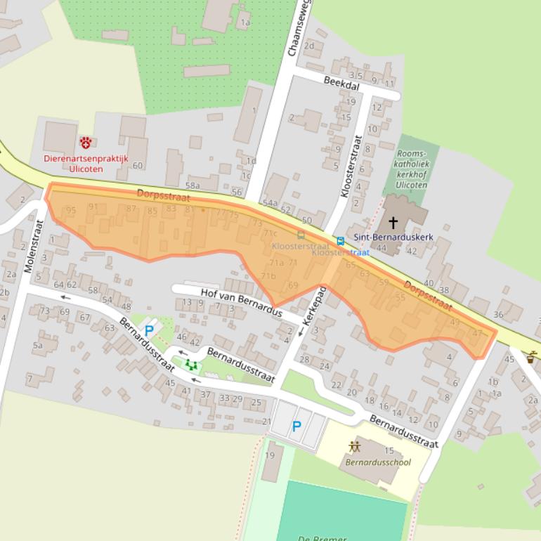 Kaart van postcodegebied 5113TD.
