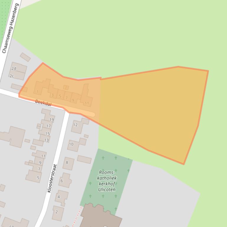 Kaart van postcodegebied 5113TN.