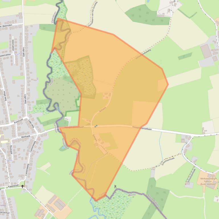 Kaart van postcodegebied 5114AB.