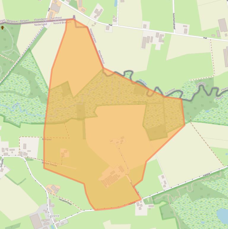 Kaart van postcodegebied 5114AG.