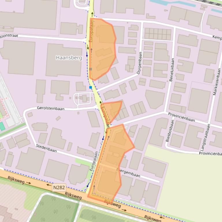 Kaart van postcodegebied 5121DJ.
