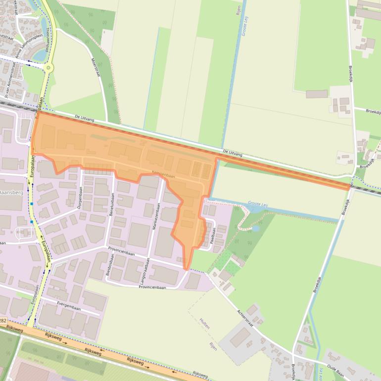 Kaart van postcodegebied 5121DM.