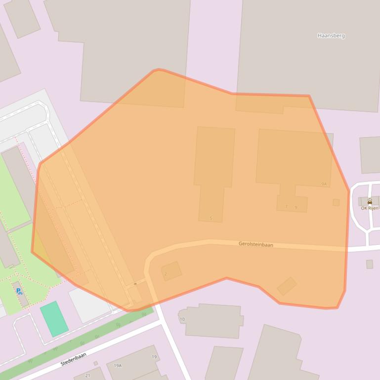 Kaart van postcodegebied 5121DN.