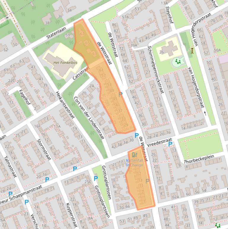 Kaart van postcodegebied 5121HP.