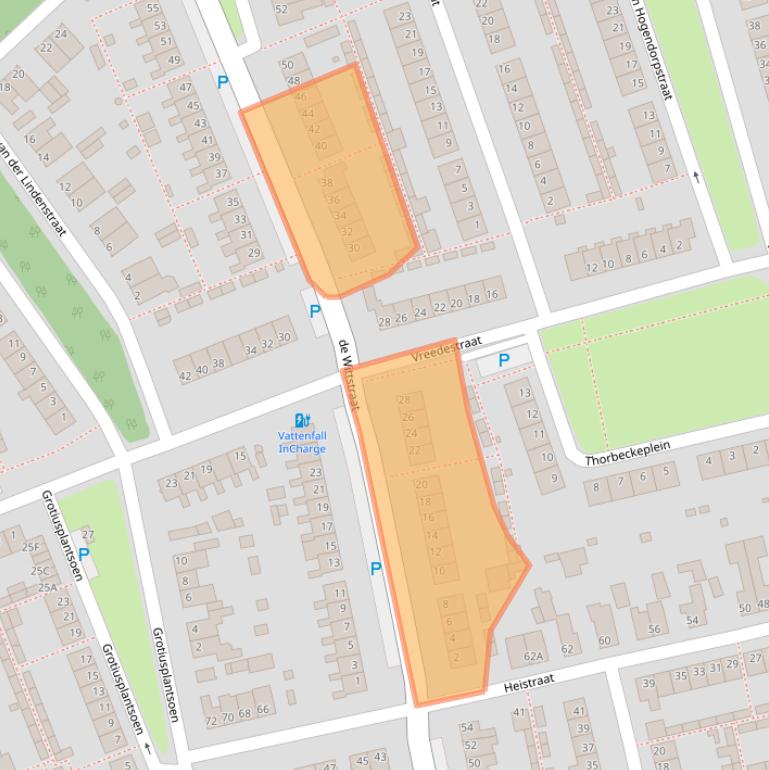 Kaart van postcodegebied 5121HR.