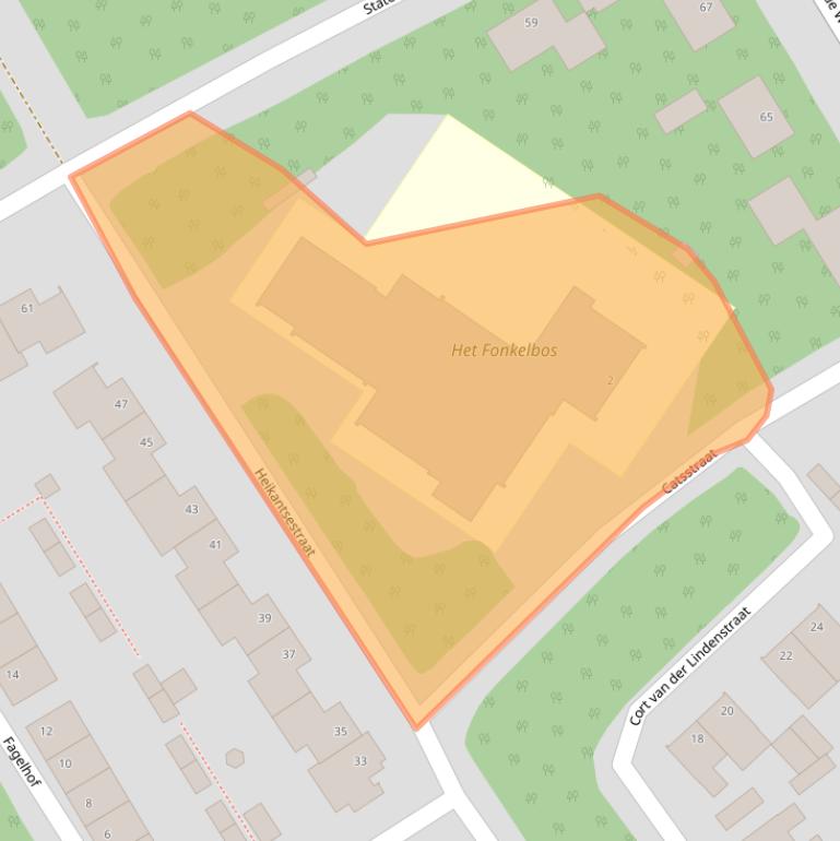 Kaart van postcodegebied 5121HT.