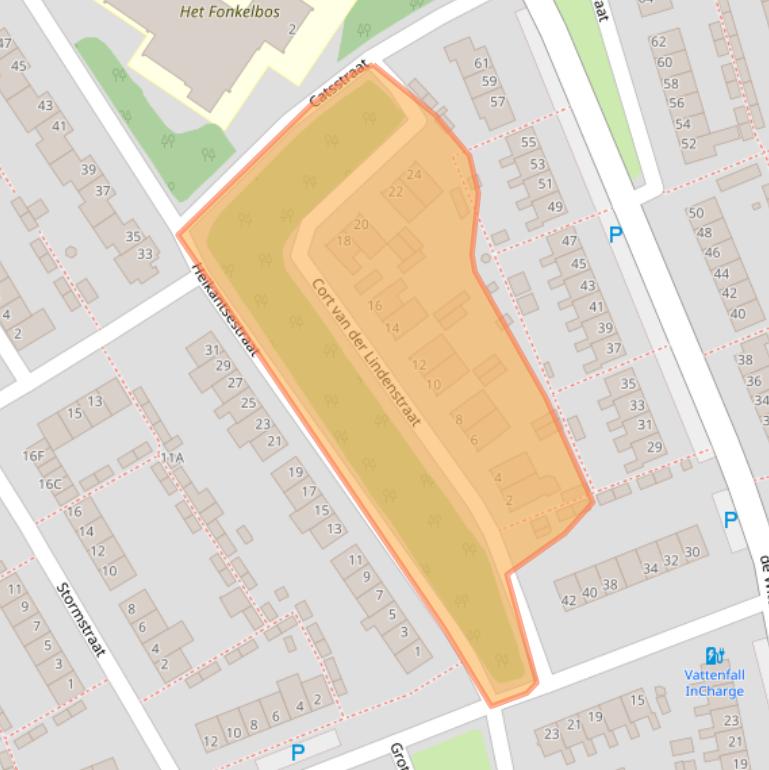 Kaart van postcodegebied 5121HV.