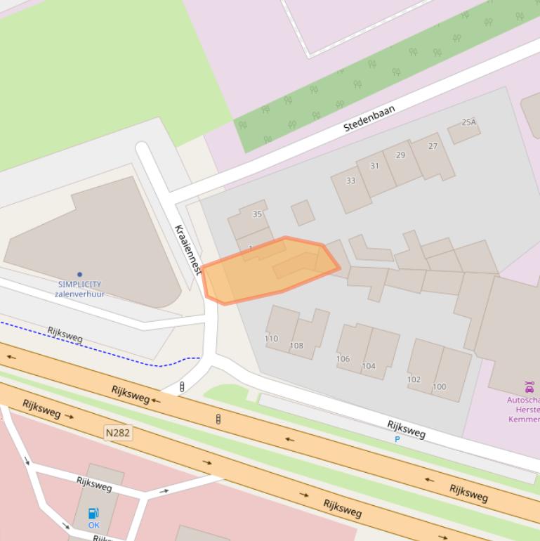 Kaart van postcodegebied 5121KH.
