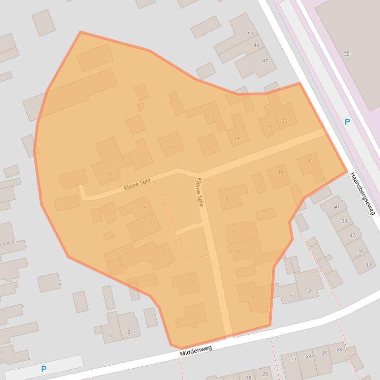 Kaart van postcodegebied 5121LK.