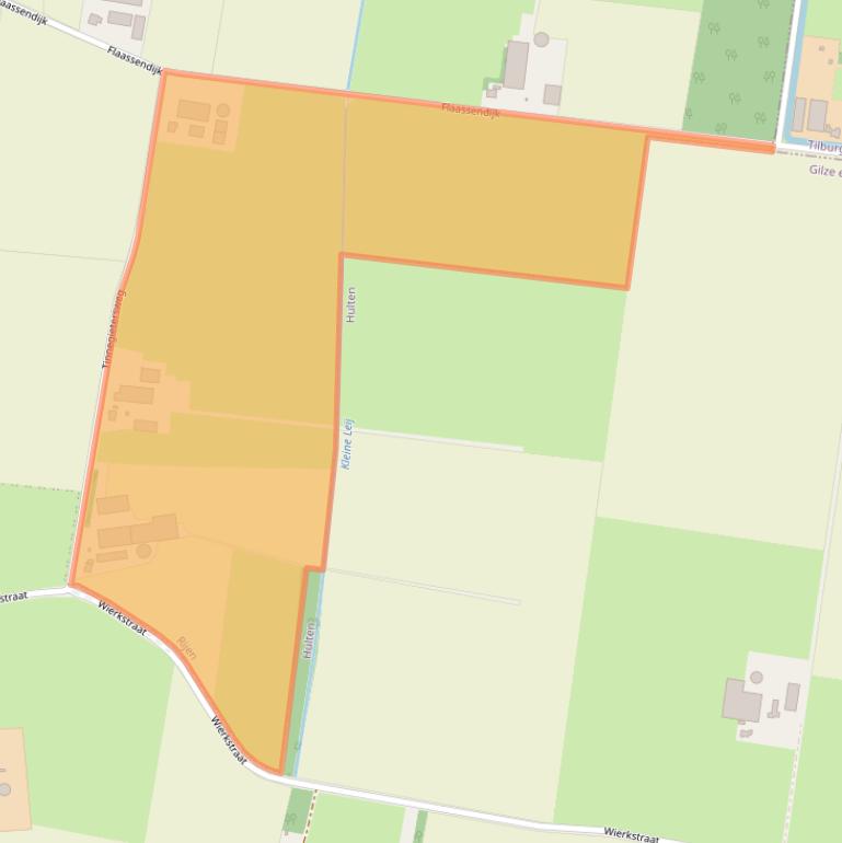 Kaart van postcodegebied 5121RH.