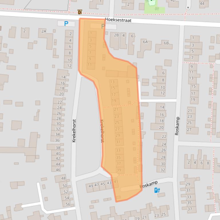 Kaart van postcodegebied 5121SN.