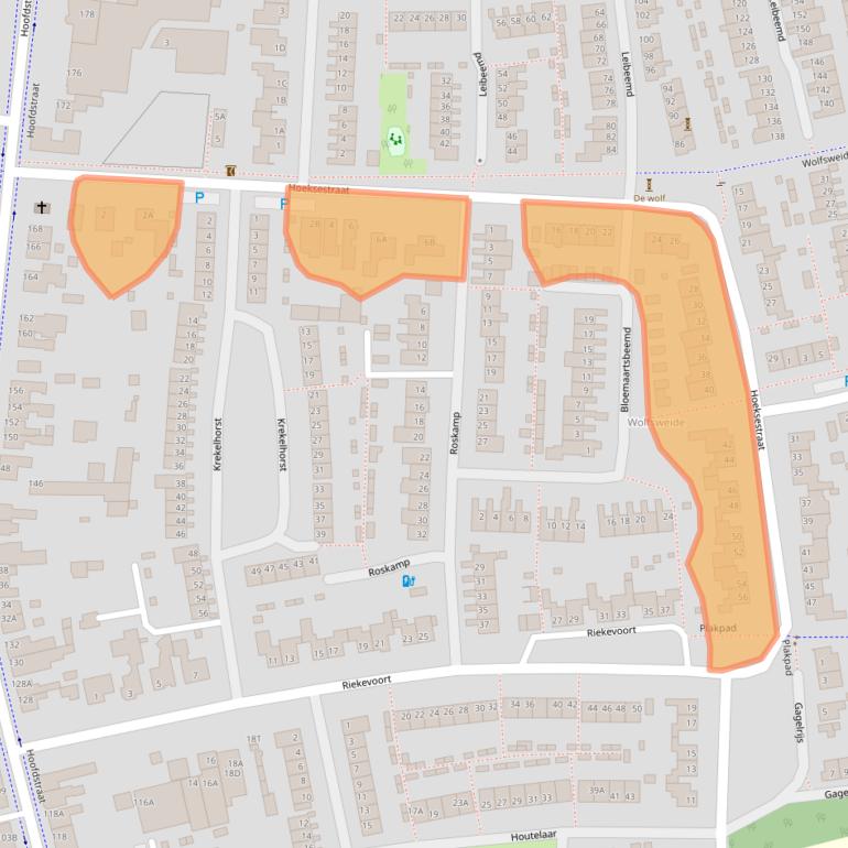Kaart van postcodegebied 5121SV.