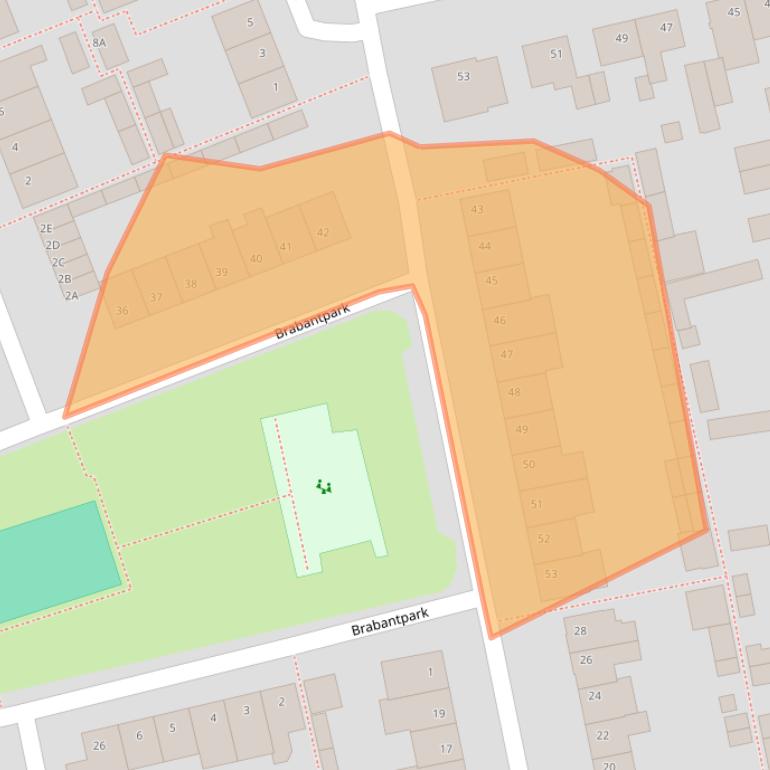 Kaart van postcodegebied 5121VG.