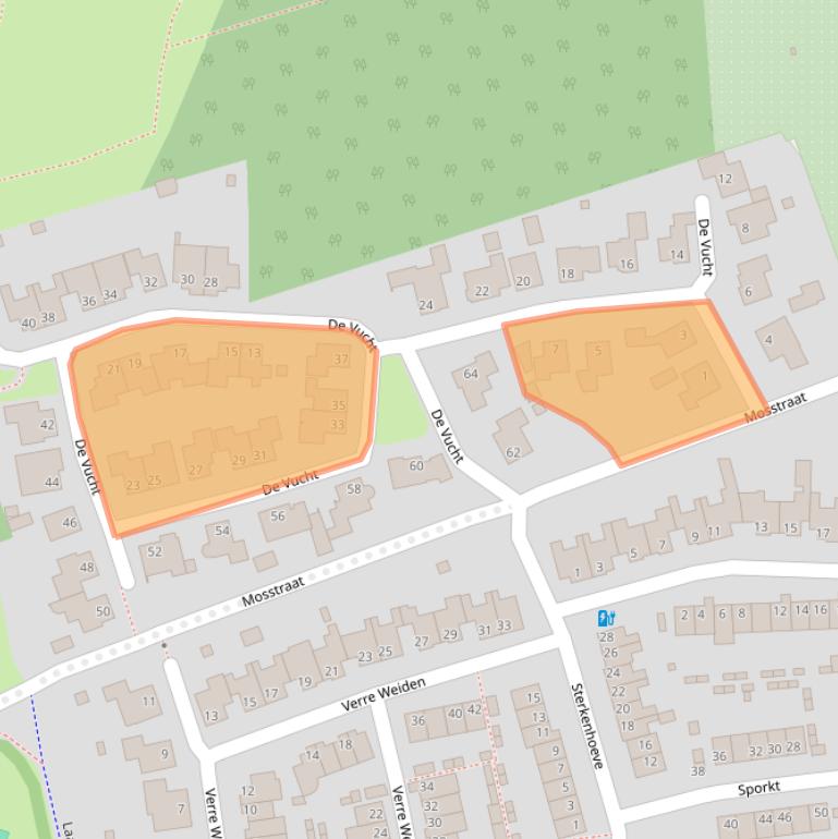 Kaart van postcodegebied 5121ZK.