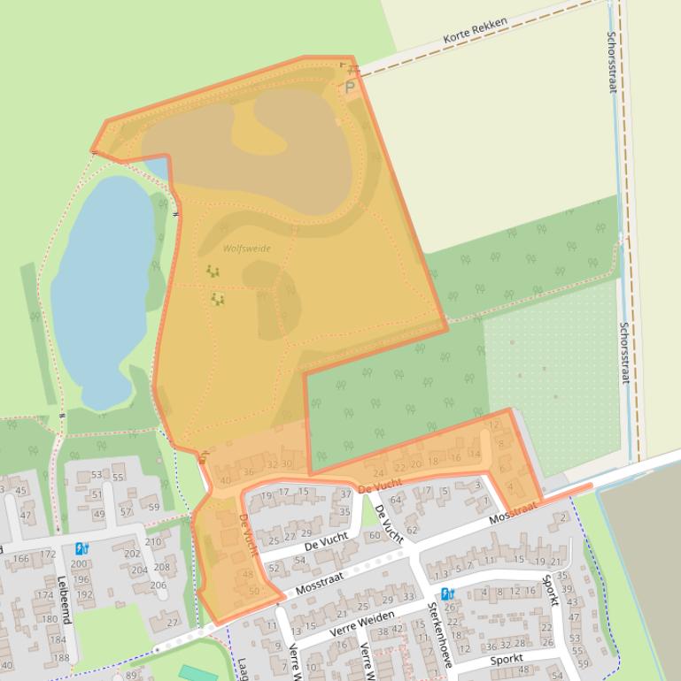 Kaart van postcodegebied 5121ZM.