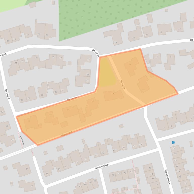 Kaart van postcodegebied 5121ZN.