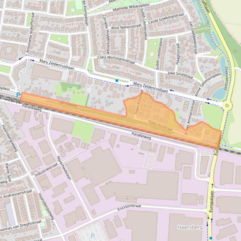 Kaart van postcodegebied 5122CM.
