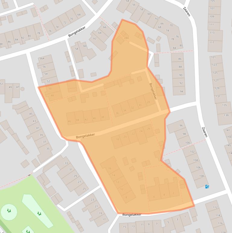 Kaart van postcodegebied 5122GN.