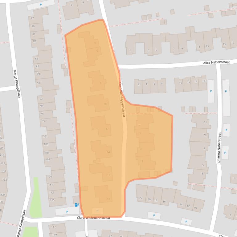 Kaart van postcodegebied 5122KD.