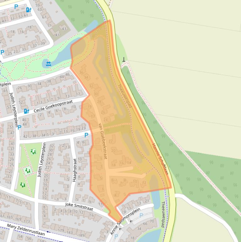 Kaart van postcodegebied 5122KK.