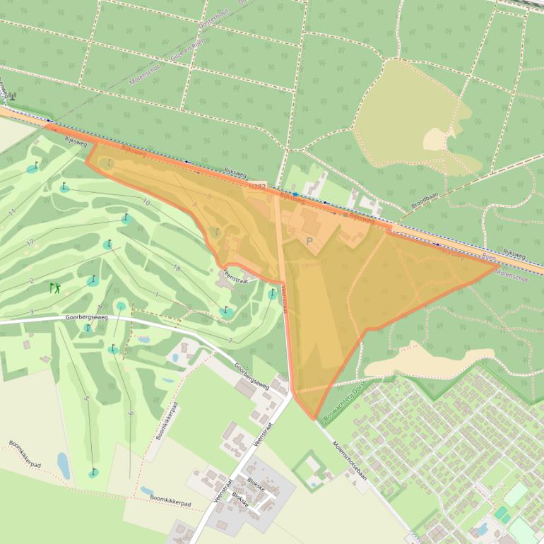 Kaart van postcodegebied 5124NA.