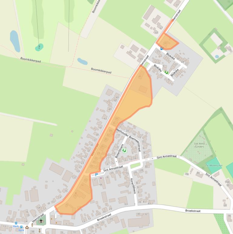 Kaart van postcodegebied 5124ND.