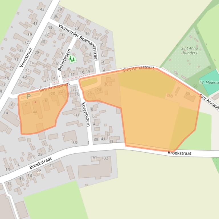 Kaart van postcodegebied 5124NN.