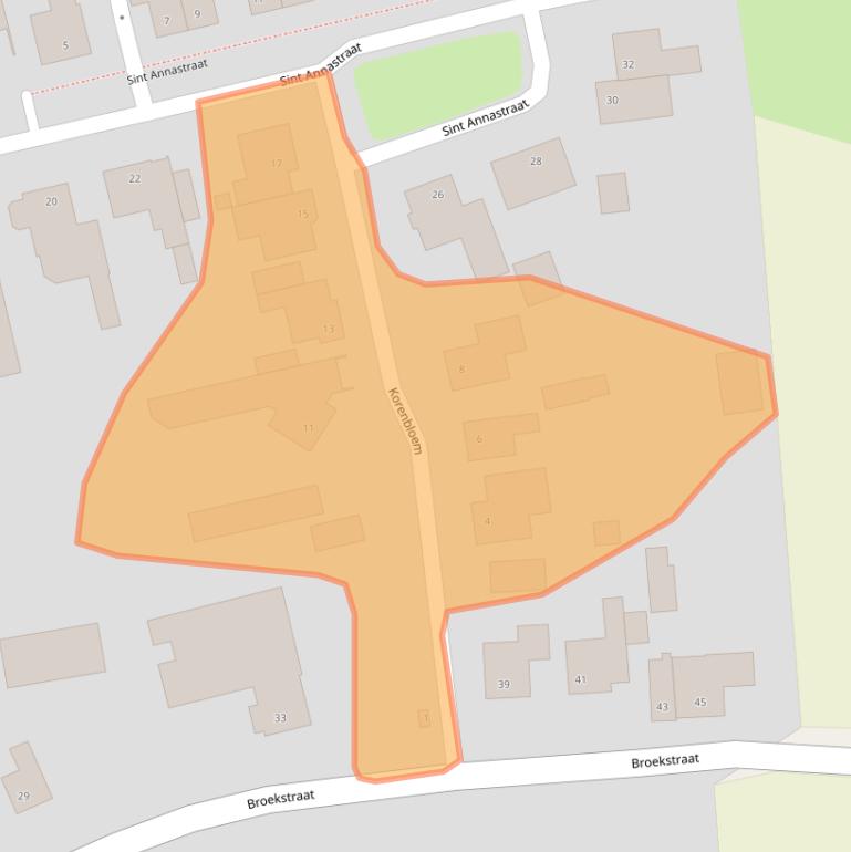 Kaart van postcodegebied 5124NR.