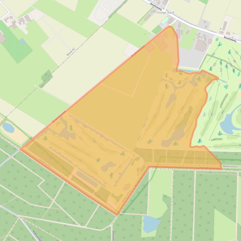Kaart van postcodegebied 5124RD.