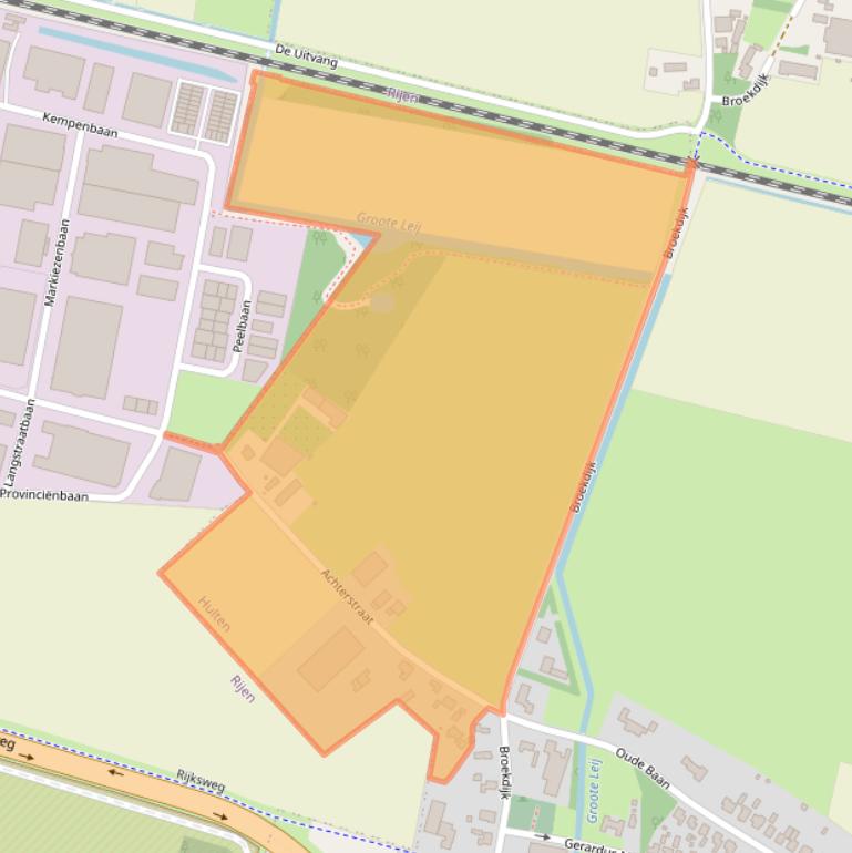 Kaart van postcodegebied 5125ND.