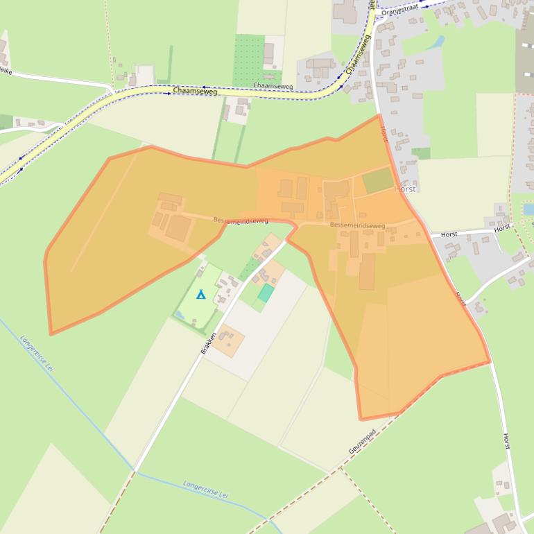 Kaart van postcodegebied 5126AZ.