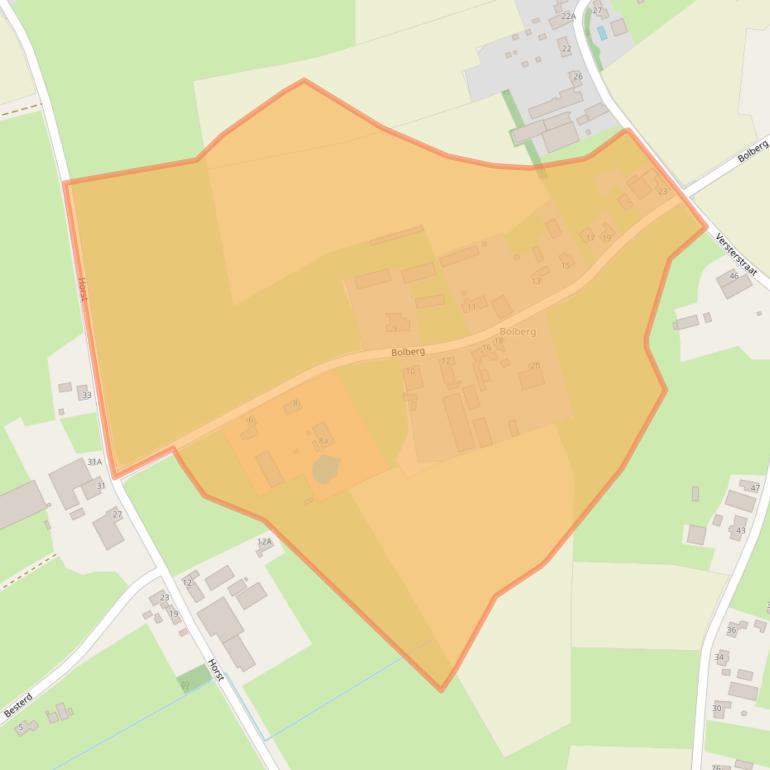 Kaart van postcodegebied 5126BV.