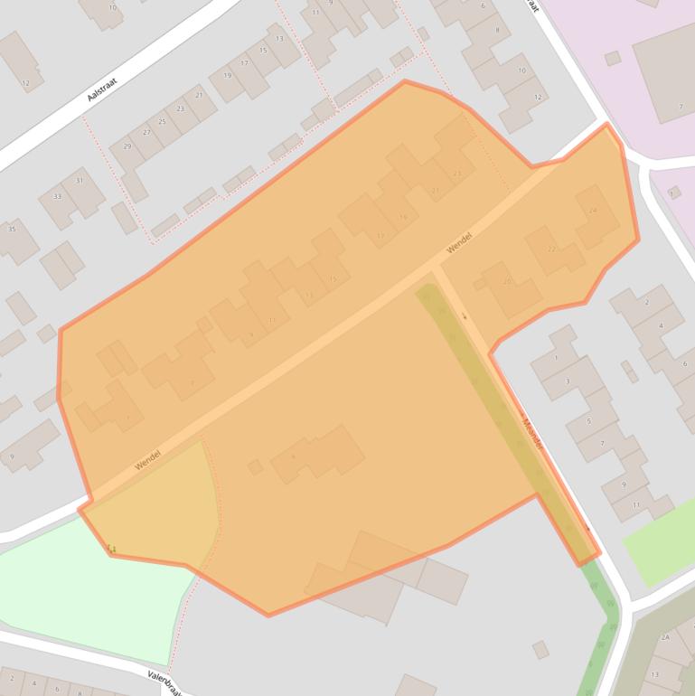 Kaart van postcodegebied 5126CT.