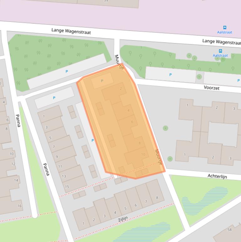 Kaart van postcodegebied 5126DL.