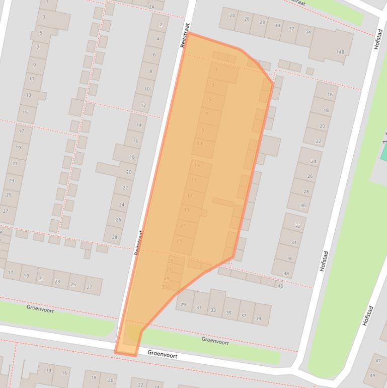 Kaart van postcodegebied 5126EK.