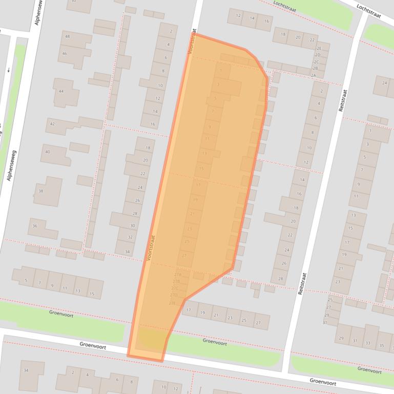 Kaart van postcodegebied 5126EM.