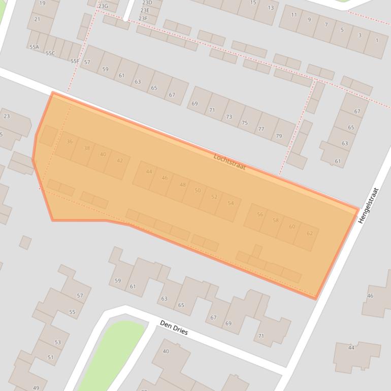 Kaart van postcodegebied 5126ET.