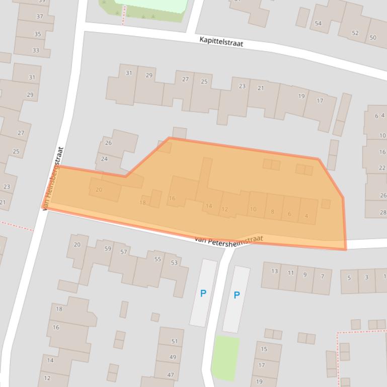 Kaart van postcodegebied 5126HK.