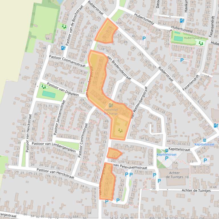 Kaart van postcodegebied 5126HN.