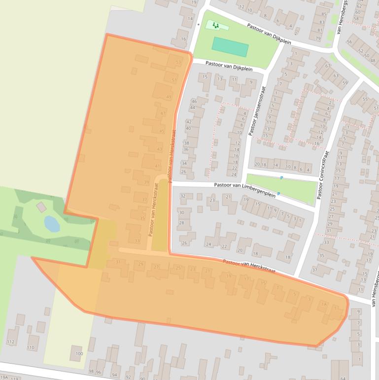 Kaart van postcodegebied 5126HV.