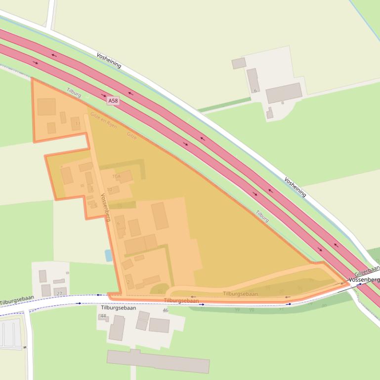 Kaart van postcodegebied 5126PE.