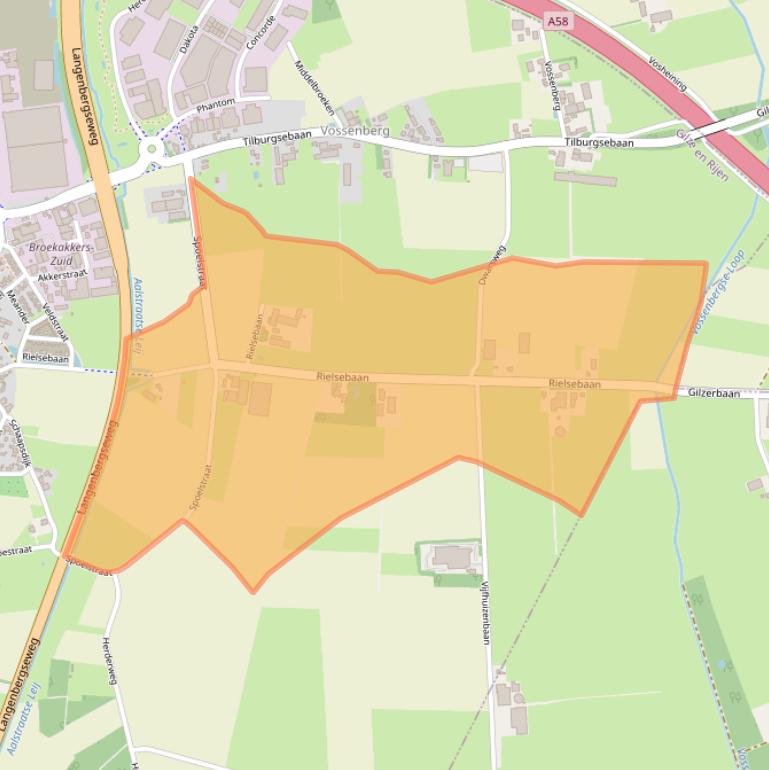 Kaart van postcodegebied 5126PL.