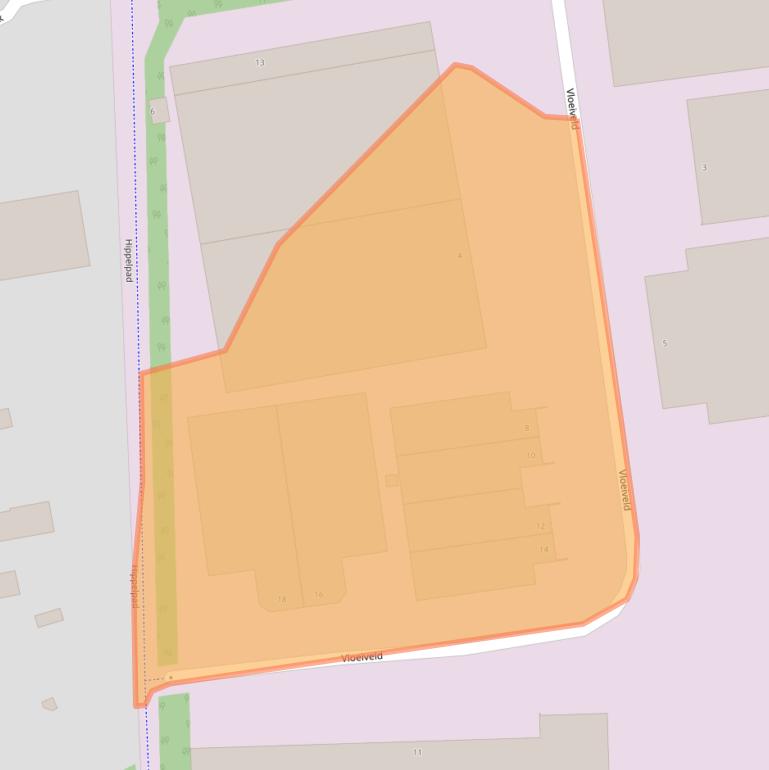 Kaart van postcodegebied 5126RG.