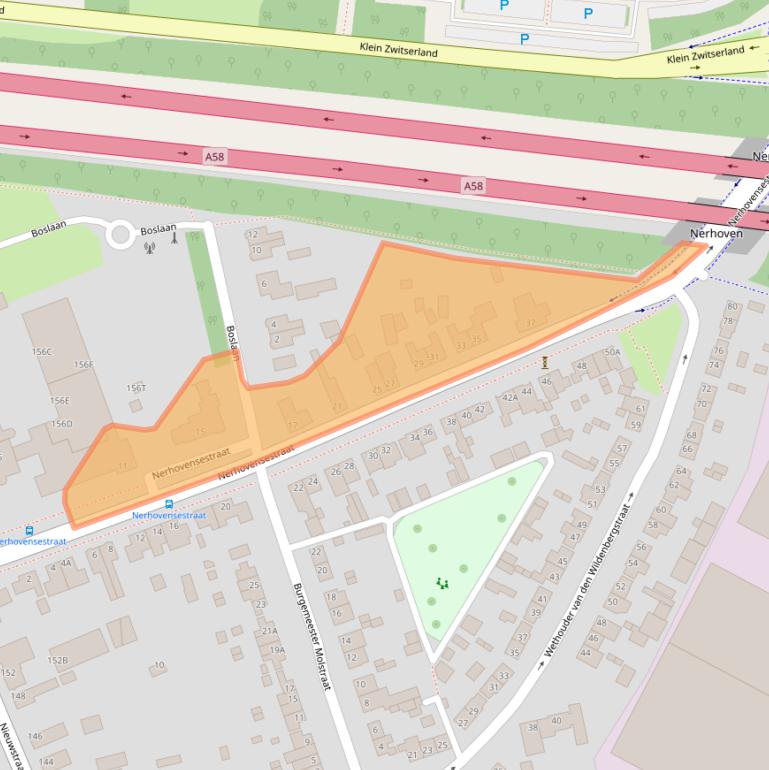Kaart van postcodegebied 5126TD.